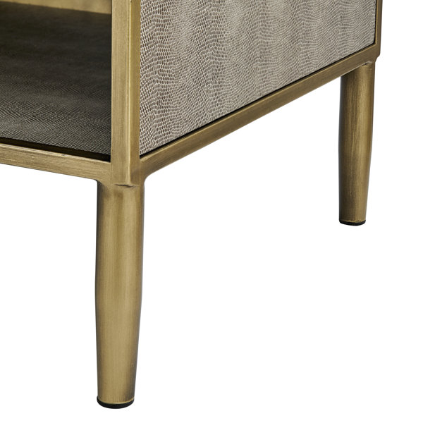 Everly Quinn End Table with Storage & Reviews Wayfair